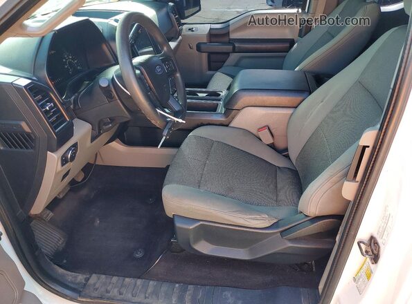 1FTEX1CF6GKF86550 2016 FORD F150 Белый Вид салона спереди