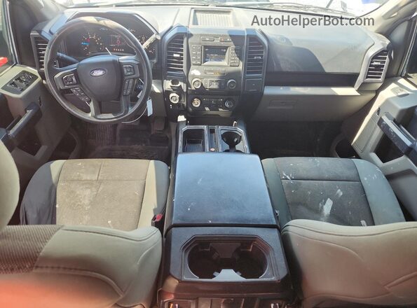 1FTEX1CG9HKD62134 2017 FORD F150 White Вид панелі приладів