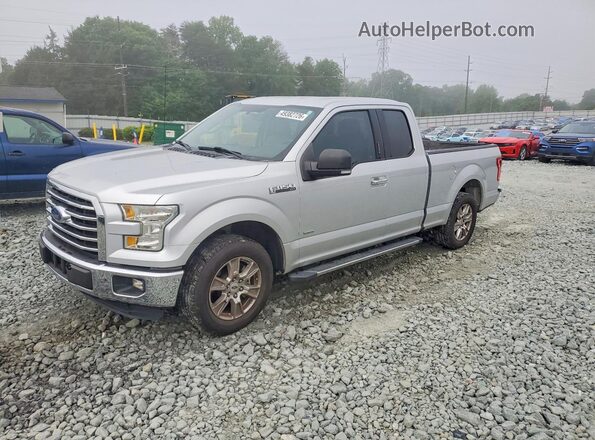 1FTEX1CP0GFD48954 2016 FORD F150 Silver Przód lewy