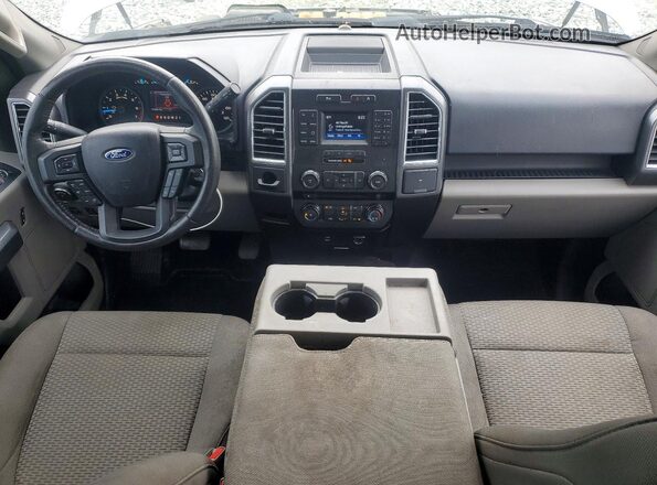 1FTEX1CP0GFD48954 2016 FORD F150 Silver Widok deski rozdzielczej