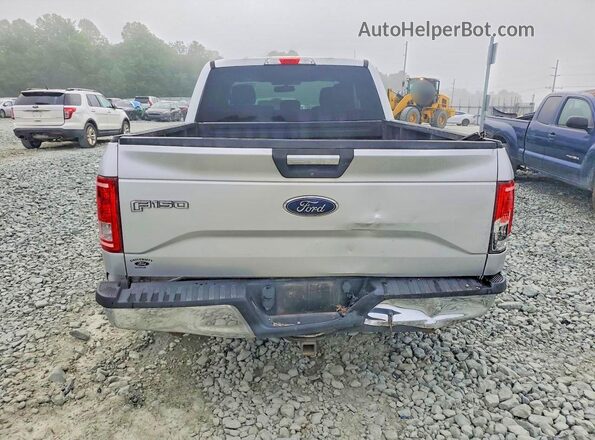 1FTEX1CP0GFD48954 2016 FORD F150 Silver Widok z tyłu