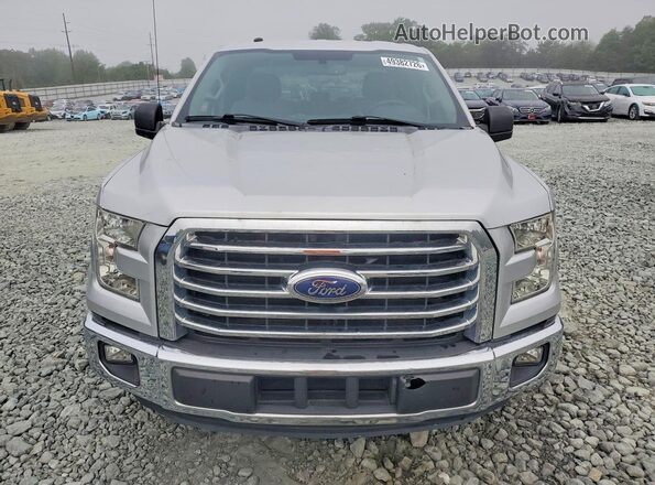 1FTEX1CP0GFD48954 2016 FORD F150 Silver Widok z przodu