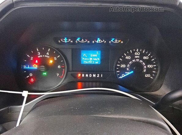 1FTEX1CP0GKF00299 2016 FORD F150 Белый Вид щитка приборов