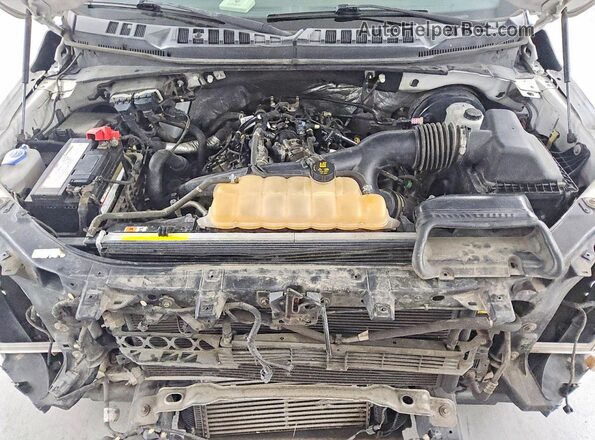 1FTEX1CP0GKF00299 2016 FORD F150 Белый Вид задней части салона