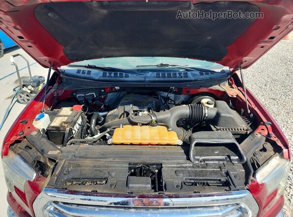 1FTEX1CP1GKE55986 2016 FORD F150 Красный Вид задней части салона