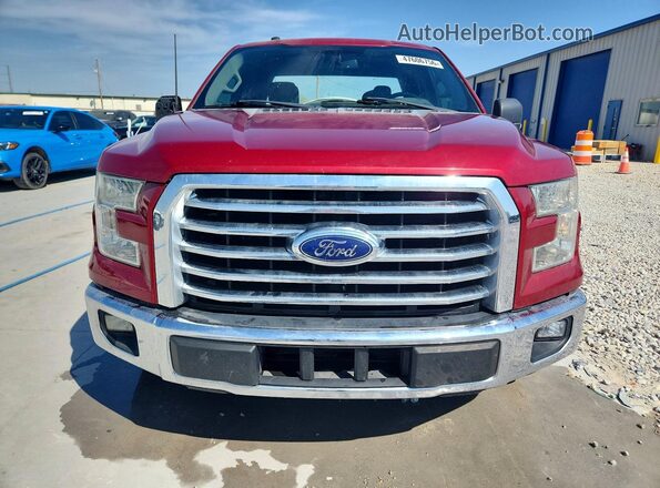 1FTEX1CP1GKE55986 2016 FORD F150 Красный Вид спереди