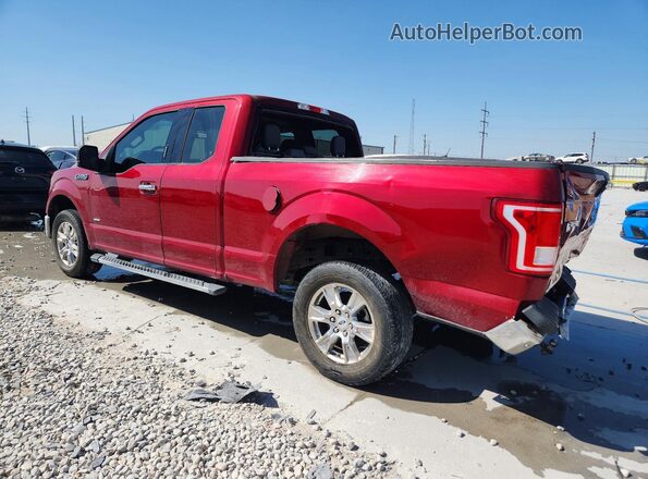 1FTEX1CP1GKE55986 2016 FORD F150 Красный Задняя левая четверть