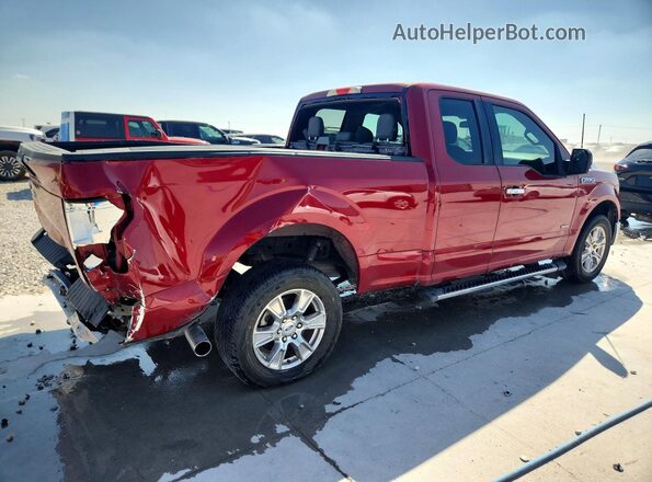 1FTEX1CP1GKE55986 2016 FORD F150 Красный Задняя правая четверть