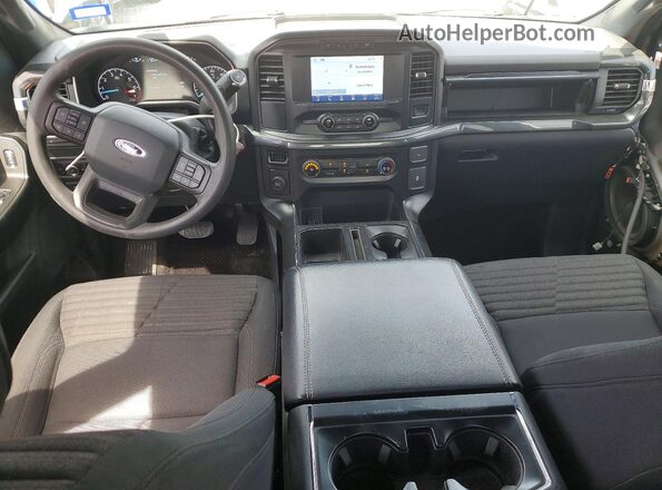 1FTEX1CP2MKE74526 2021 FORD F150 Угольный Вид панели приборов