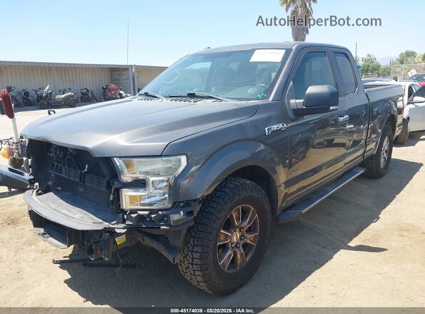 1FTEX1CP3GKG01904 2016 FORD F150 Серый Передняя левая четверть