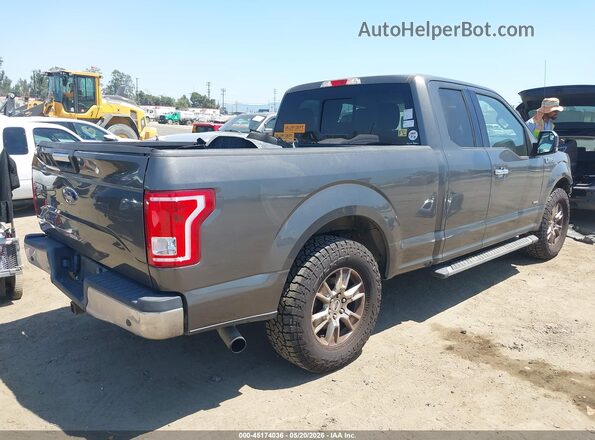 1FTEX1CP3GKG01904 2016 FORD F150 Серый Задняя правая четверть