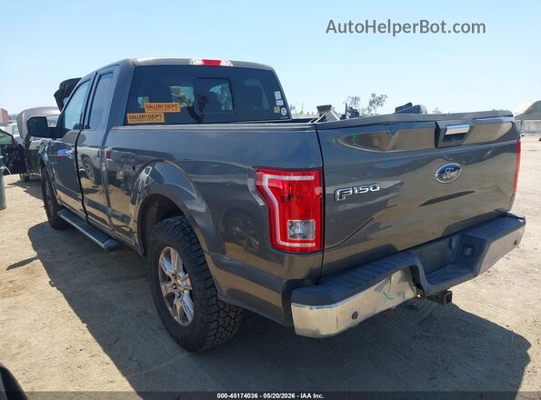 1FTEX1CP3GKG01904 2016 FORD F150 Серый Задняя левая четверть