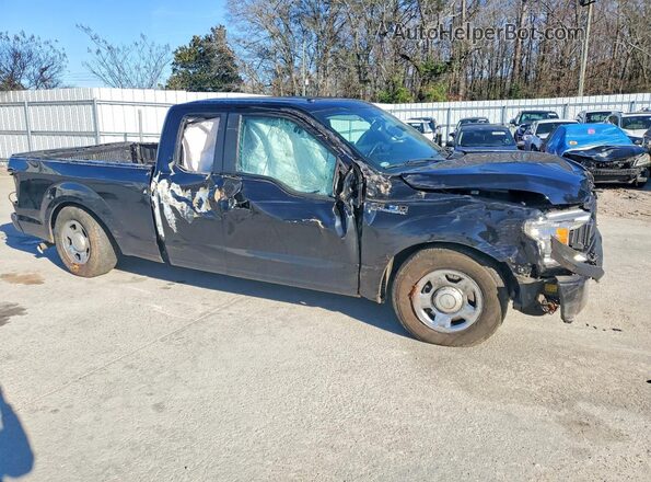1FTEX1CP3KKC71920 2019 FORD F150 Черный Передняя правая четверть