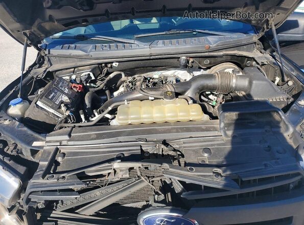 1FTEX1CP3KKC71920 2019 FORD F150 Черный Вид задней части салона