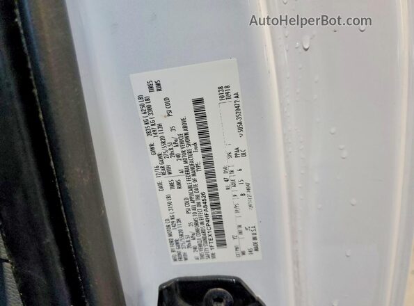 1FTEX1CP4HFA84526 2017 FORD F150 White Вид підкапотного простору
