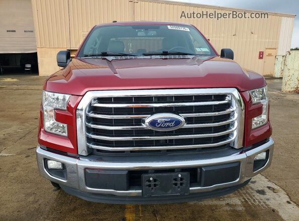 1FTEX1CP5GKG03699 2016 FORD F150 Red Vista frontal