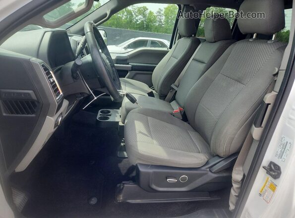 1FTEX1CP6GFD10287 2016 FORD F150 Белый Вид салона спереди