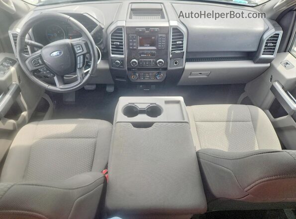 1FTEX1CP6GFD10287 2016 FORD F150 Белый Вид панели приборов