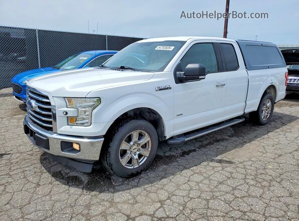 1FTEX1CP7HKC59889 2017 FORD F150 White Передня ліва чверть