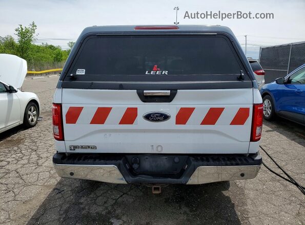 1FTEX1CP7HKC59889 2017 FORD F150 White Вид ззаду