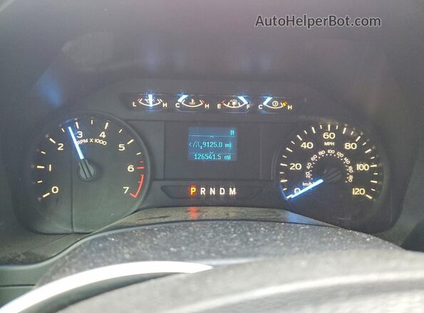 1FTEX1CP8JKE49920 2018 FORD F150 Red Вид щитка приладів