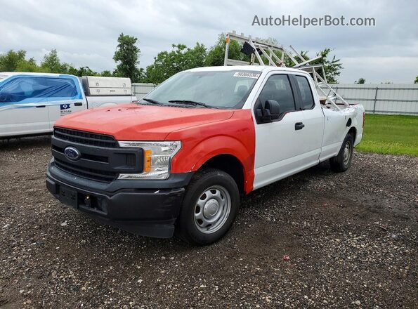 1FTEX1CP8JKE49920 2018 FORD F150 Red Передня ліва чверть