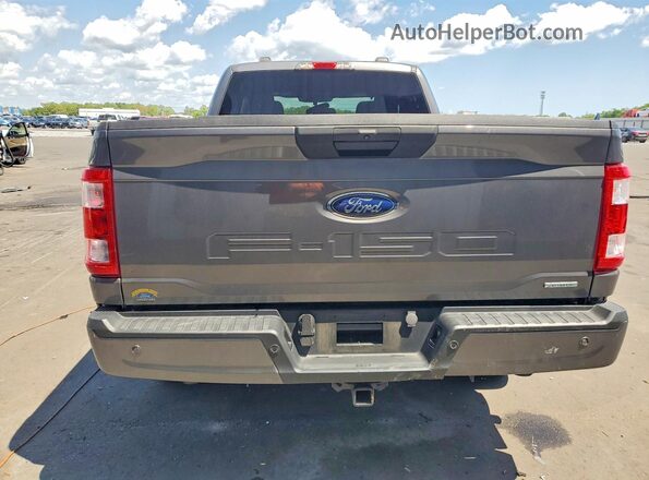 1FTEX1CP8PKD76718 2023 FORD F150 Серый Вид сзади