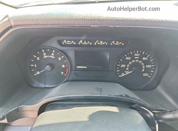 1FTEX1CP9KKD13068 2019 FORD F150 Белый Вид щитка приборов