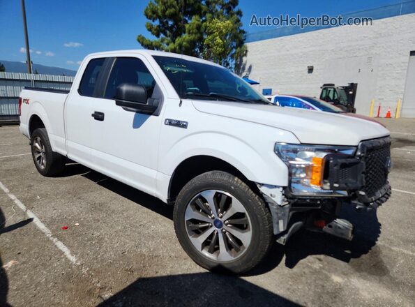 1FTEX1CP9KKD13068 2019 FORD F150 Белый Передняя правая четверть