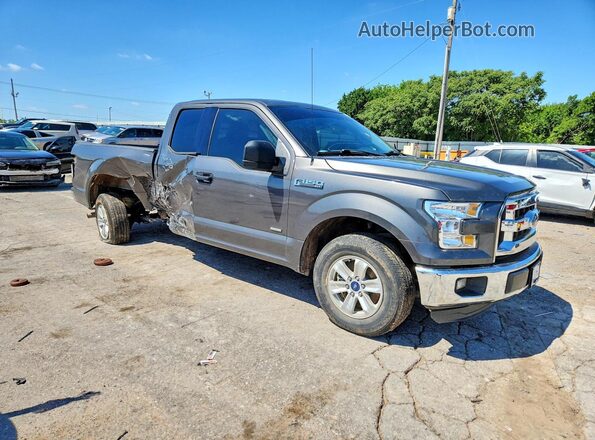1FTEX1CPXGKG05271 2016 FORD F150 Gray Delantero derecho