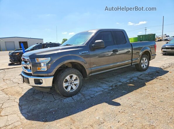 1FTEX1CPXGKG05271 2016 FORD F150 Gray Vista tres cuartos delantera izquierda