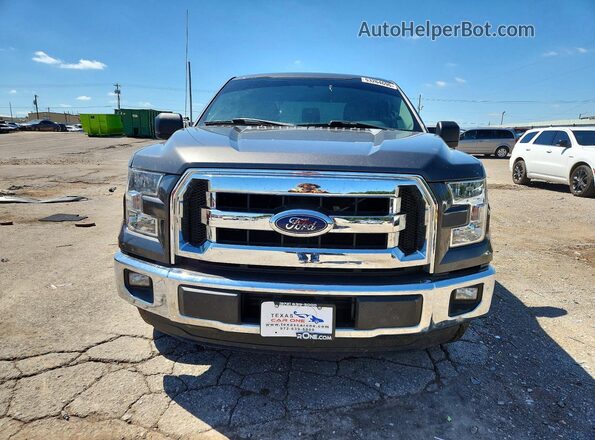 1FTEX1CPXGKG05271 2016 FORD F150 Gray Vista frontal