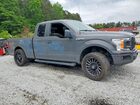 2018 Ford F150 Super Cab Gray vin: 1FTEX1CPXJFB64449