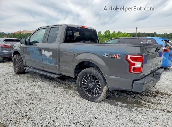 1FTEX1CPXJFB64449 2018 FORD F150 Gray Задня ліва чверть