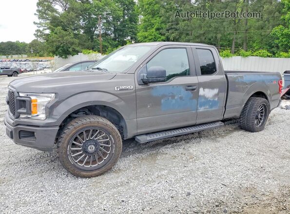 1FTEX1CPXJFB64449 2018 FORD F150 Gray Передня ліва чверть