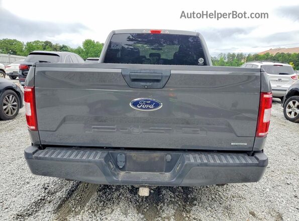 1FTEX1CPXJFB64449 2018 FORD F150 Gray Вид ззаду