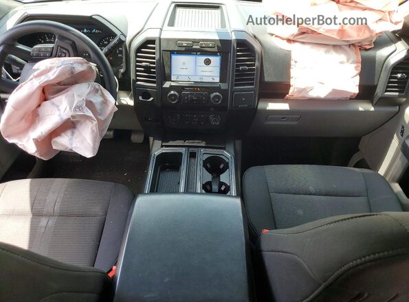 1FTEX1CPXKKF09522 2019 FORD F150 Черный Вид панели приборов