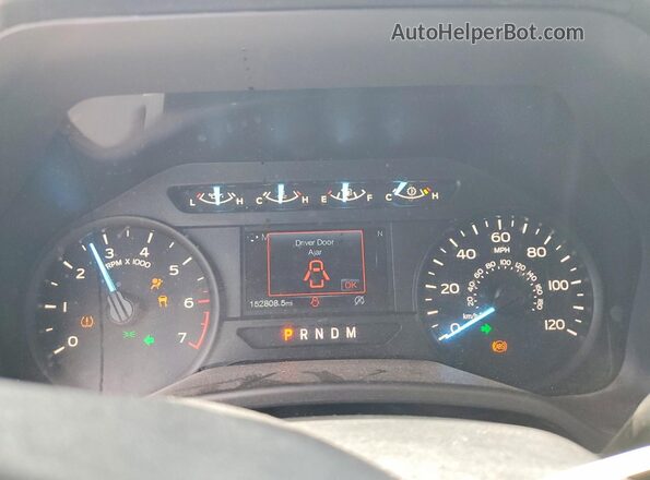 1FTEX1CPXKKF09522 2019 FORD F150 Черный Вид щитка приборов