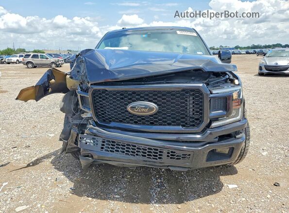 1FTEX1CPXKKF09522 2019 FORD F150 Черный Вид спереди