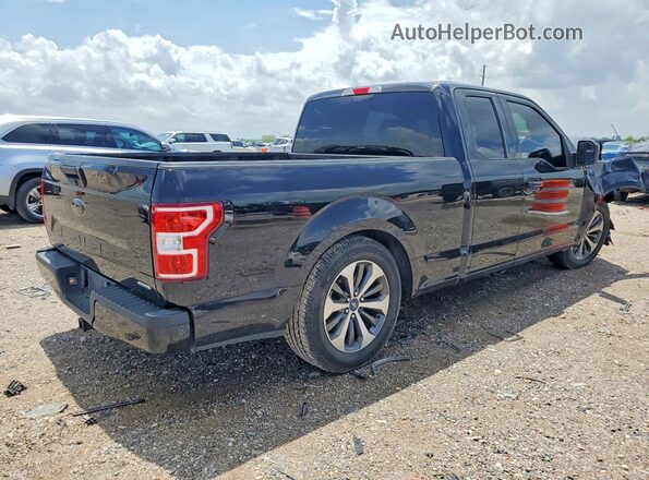 1FTEX1CPXKKF09522 2019 FORD F150 Черный Задняя правая четверть