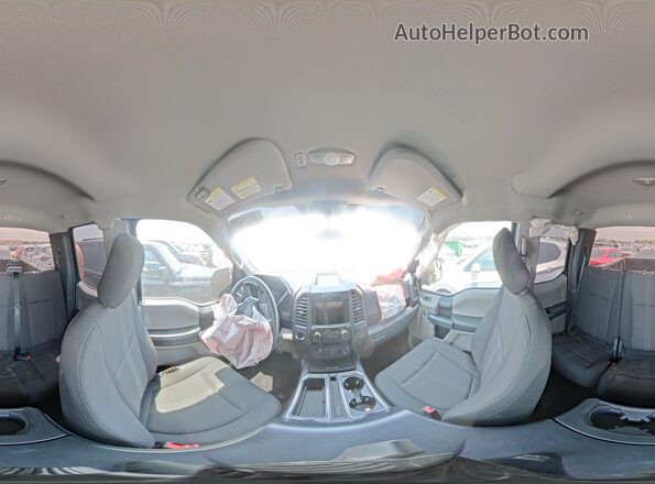 1FTEX1CPXKKF09522 2019 FORD F150 Черный Панорамный вид салона 360°
