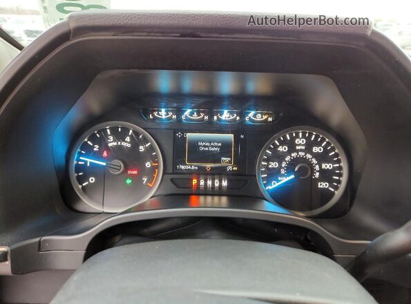 1FTEX1E50JKE94331 2018 FORD F150 White Սարքավորումների վահանակի տեսք
