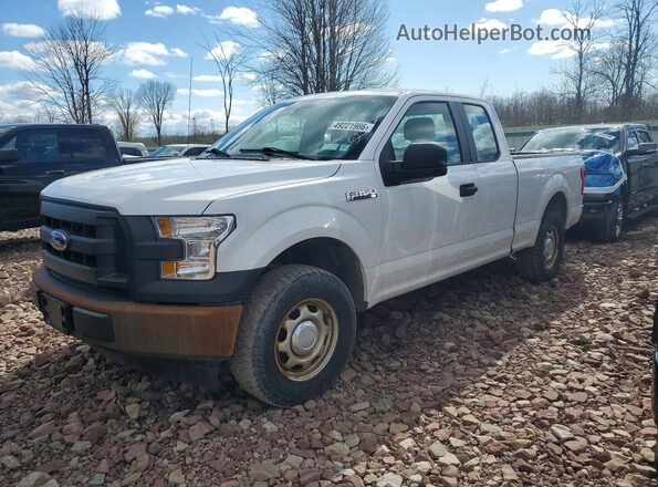 1FTEX1E81HFA54390 2017 FORD F150 Белый Передняя левая четверть
