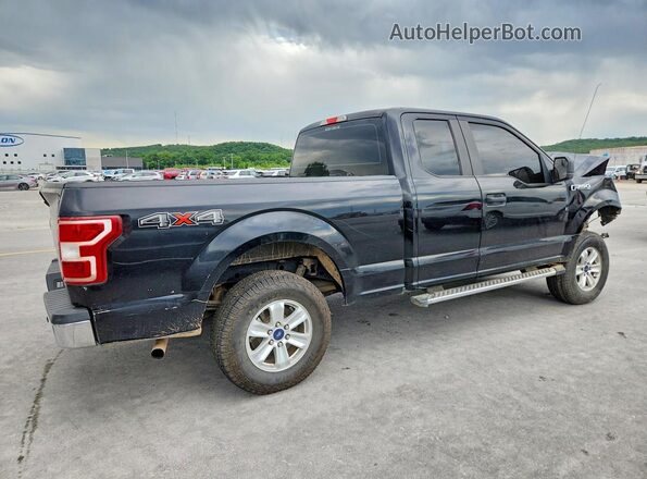 1FTEX1EB0JKD80383 2018 FORD F150 Черный Задняя правая четверть