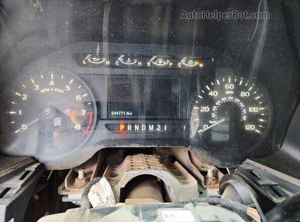 1FTEX1EB0JKD80383 2018 FORD F150 Черный Вид щитка приборов