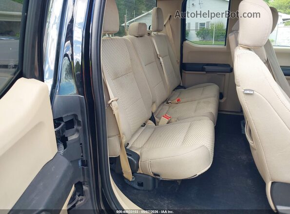 1FTEX1EB1KFA23448 2019 FORD F150 Black Widok naklejki z numerem VIN