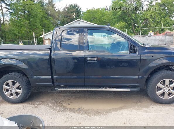 1FTEX1EB1KFA23448 2019 FORD F150 Black Widok wnętrza 360 stopni
