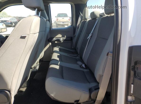 1FTEX1EB3LFB85180 2020 FORD F150 White Rear seats view