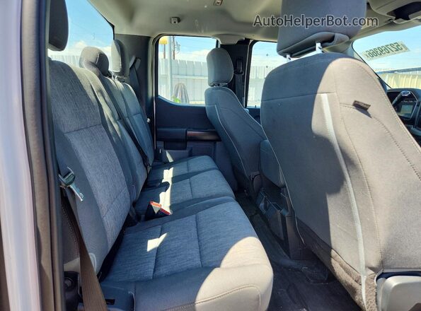 1FTEX1EB3MKD59046 2021 FORD F150 Белый Вид задних сидений