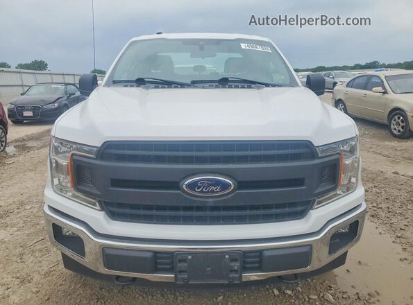 1FTEX1EB4KKC32495 2019 FORD F150 White Front view